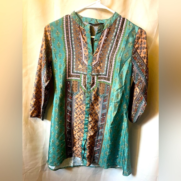Soch Floral Printed Collar Tunic Size XS - Picture 1 of 9